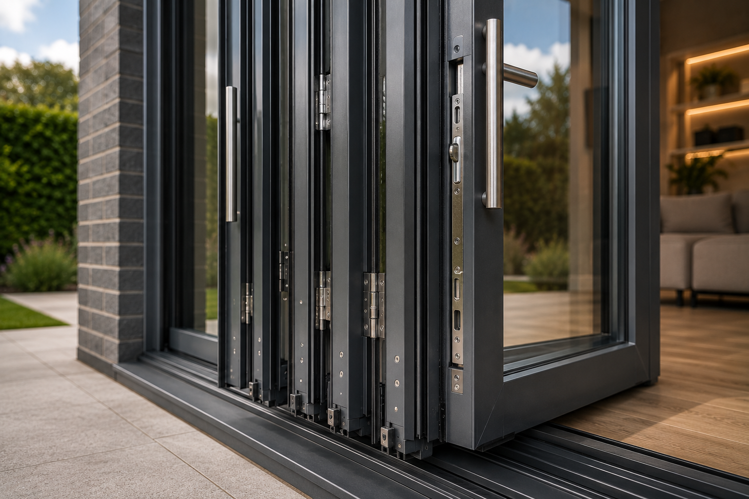 Beautiful Bifold Doors by Warmseal Windows